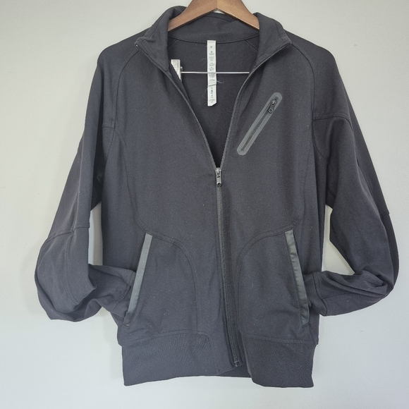 lululemon athletica Other - Lululemon Athletica Trainer Jacket Black Full Zip Medium